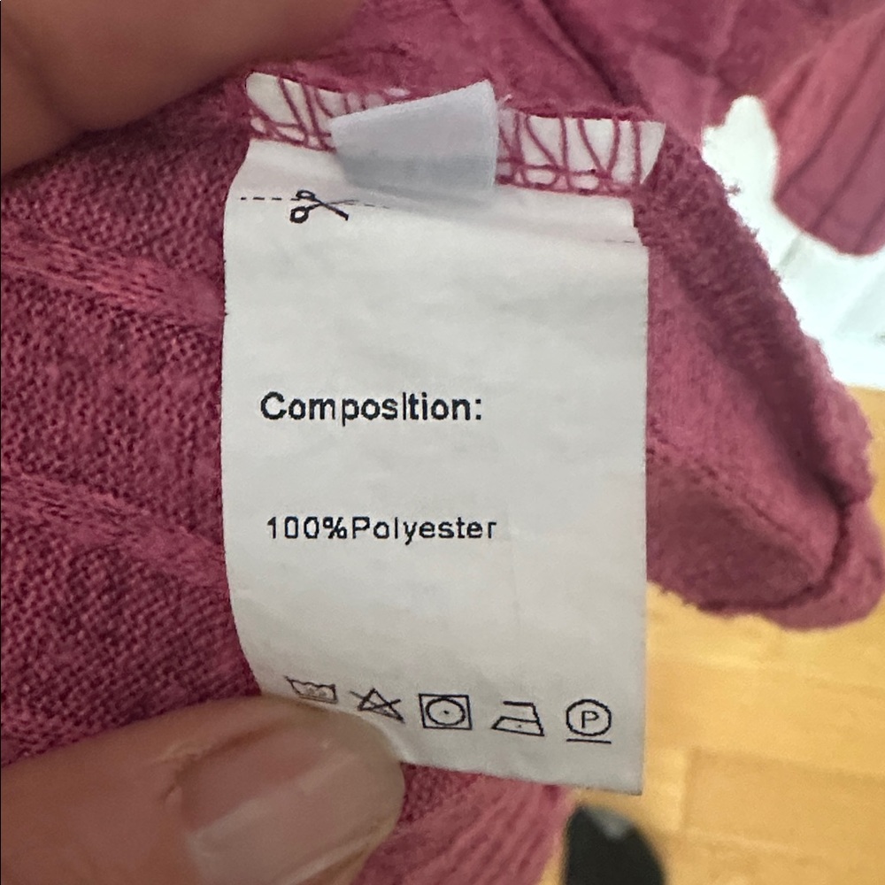 Women's Ribbed Button-Detail Sweater - Pink - Picture 4 of 5